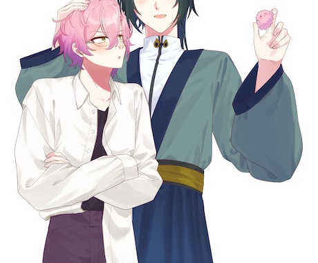 イラストオーダーをお受け致します 創作、NL、GL、BL、など何でもお