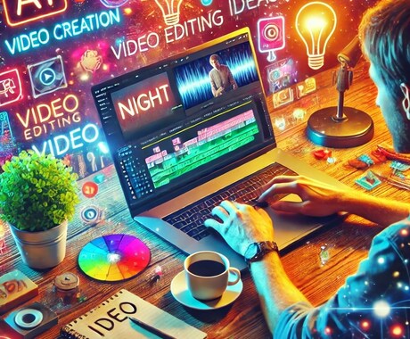 会話形式動画を！Nightで アイデアを形にします 会話形式であなたのアイデアを素敵な動画に変えます！ イメージ1