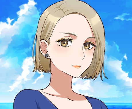 SNSで話題にできる！アニメ風似顔絵描きます アニメのスクショ風似顔絵です！ イメージ2