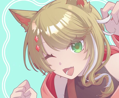 アイコン等で使えるイラスト製作します アイコンやヘッダー、配信用イラスト等制作 イメージ2