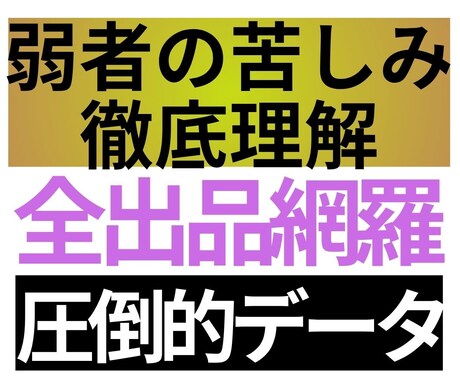 完全版　弱者の生きづらさの深刻な実態を網羅します 弱者を専門分析　480データが導き出す弱者理解・擁護　決定版 イメージ1
