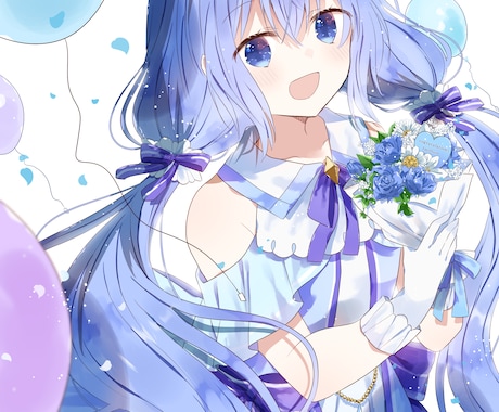 １枚絵などを制作させて頂きます 背景付き１枚絵、サムネイルなどが必要な方へ イメージ2