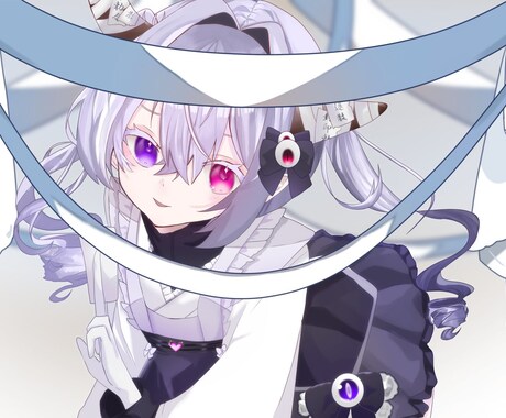 即納3日！：アニメ塗りで可愛いイラスト提供します 条件によって即納品可能！可愛いきらきらしたイラストです♡ イメージ2