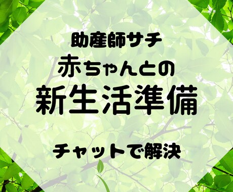 助産師サチが赤ちゃんとの生活を一緒に考えます 物を買うだけではない赤ちゃんとの生活準備できていますか？ イメージ1