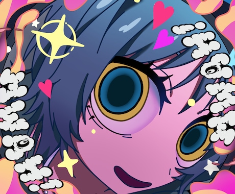 歌ってみた動画用イラスト制作いたします オリジナルキャラクターで歌ってみた動画のイラストを制作します イメージ1