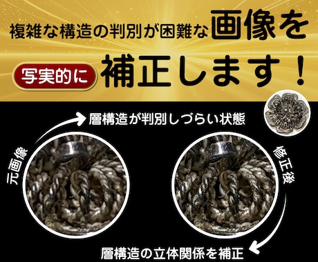 オークション向け細工物マクロ写真等倍写実補正します オークション出品向け微細写真補正・単枚 イメージ1