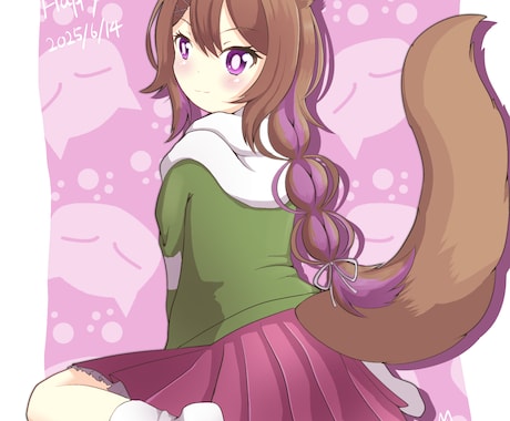 商用OK！【可愛い】人物イラストを描きます アニメ塗り風のメリハリがありつつも柔らかい絵が得意です！ イメージ1