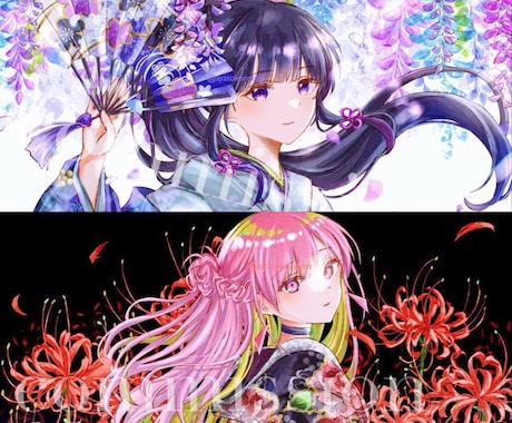 MVイラスト・サムネイルお描きします 差分・レイヤー分け・PSD納品、商用利用ok イメージ2