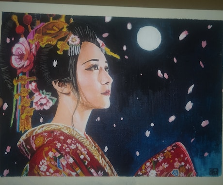 一生に一度の花魁にして絵に残します 着付けもメイクもせずに花魁になって絵に残してみませんか？ イメージ2