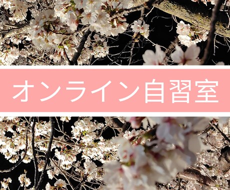 オンライン自習室！一緒に自習します ☆ご自宅でも集中できるように、サポートします☆ イメージ1