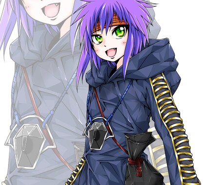 立ち絵や顔グラ描きます ゲーム素材等に使えるイラストを制作致します。 イメージ2