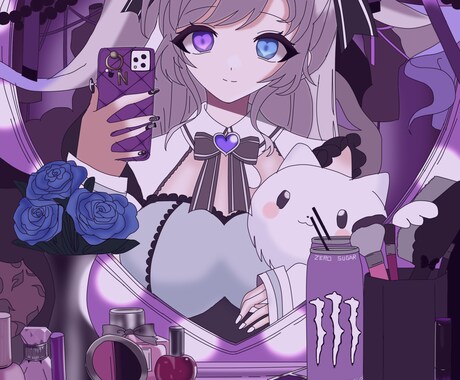 可愛い女の子のイラスト描きます あなたの要望に合ったイラストを描きます♪ イメージ2