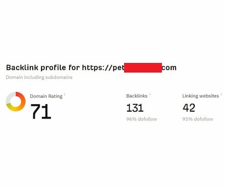 SEO！DR値30～70以上までブーストします 「Ahrefs」安全第一にDR値をブースト・強化します！ イメージ2