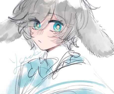 あなたの創作を形にします 創作キャラクターの全身立ち絵を制作します。 イメージ2