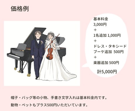 ゆるい全身イラスト描きます 似顔絵だけど似すぎないちょうどいいゆるさの似顔絵です！ イメージ2