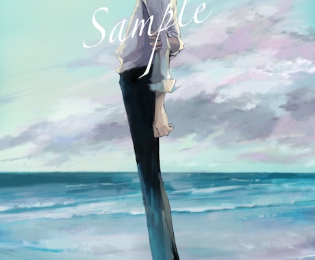 BL・一般文芸小説のイラスト・一枚絵描きます あなたの小説のために、絵画のような一枚絵を描きます イメージ2