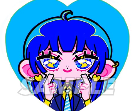 ポップでカラフルなアイコンを描きます 斬新&カラフル&ポップなイラストが注目を集めます！ イメージ2