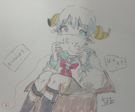 ルーン占い付きSNSアイコン描きます イラスト＋占いでちょっぴり元気チャージ！ イメージ2