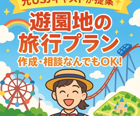 元USJキャストが提案⭐︎ユニバプラン作成します 現場経験者が「最高の一日」を一緒にプランニング イメージ1