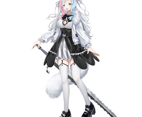 立ち絵を描きます 追加料金なし一律4000円！作画コスト高めキャラ大歓迎！ イメージ2