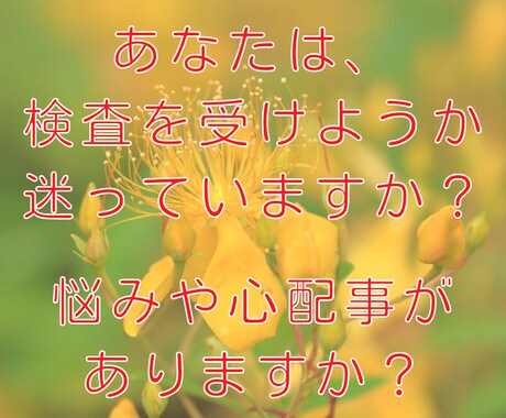 羊水検査を受けた経験があります 羊水検査を受ける決断が出来ず、話し相手が欲しい方へ イメージ2