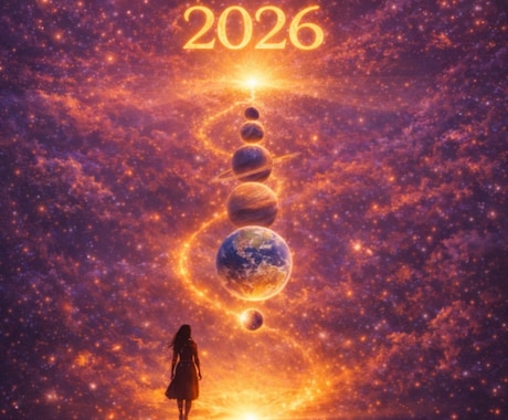 2026年の運命設計図を鑑定します 天体の流れから一年を俯瞰する年運鑑定 イメージ1