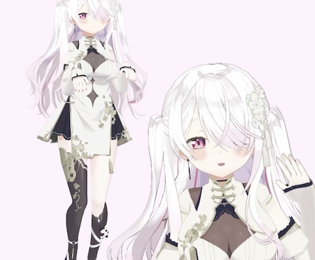 フルスクラッチ3Dモデルをお作りします お手軽に3DVTuberになれます♪ イメージ2