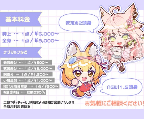 もちぷにっ！とかわいいミニキャラ描きます 企業実績あり◎動画内イラスト、グッズなんでも対応いたします！ イメージ2