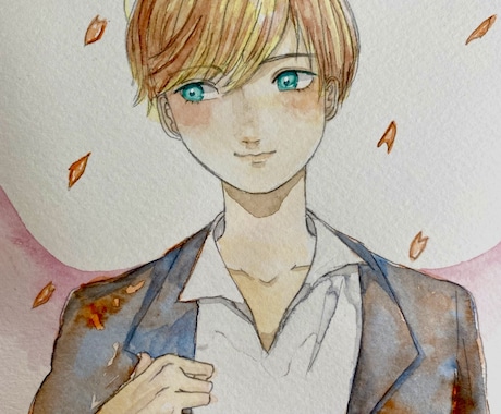 オリジナルの水彩手描きイラスト描きます アナログ・水彩好きな方はぜひ。 イメージ1