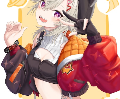 オリジナルの美少女イラストを作成いたします 理想の一枚絵になるようにご依頼者様に寄り添って対応いたします イメージ2