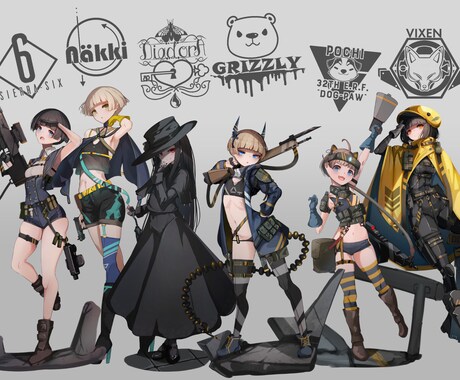 TRPG用の立ち絵作成いたします アイコン、BGMオプションつき イメージ1