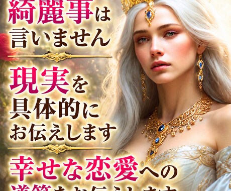 本音と愛であなたの悩みを解消します 占いや人生に疲れたあなたへの為の本音カウンセリング イメージ2