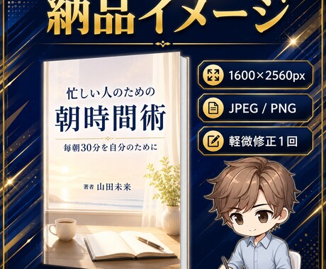 Kindle本の表紙を3日以内に1案作ります スマホの小さな一覧でも内容が伝わる表紙にします イメージ2