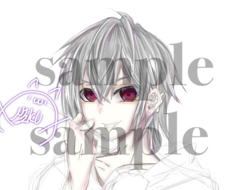 一枚絵からSNSアイコンのイラスト制作します 立ち絵からイメージイラストまでお好きな用途に！ イメージ2