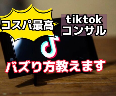 語る系TikTokのバズり方教えます 語る系TikTokのバクり方を格安で教えるコンサルです。 イメージ1