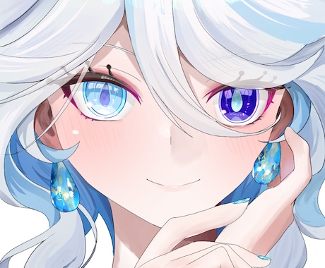 キャラ絵、一枚絵、Live2d用絵を描きます お急ぎの方にも、早めの納品も対応できます イメージ1
