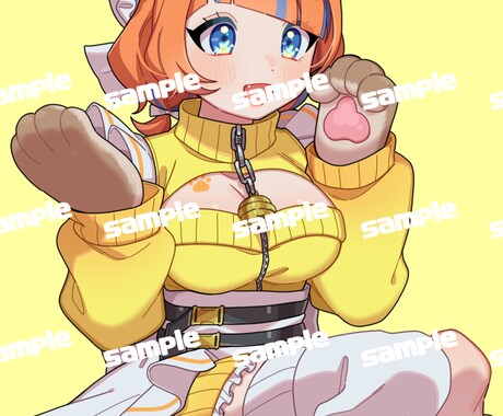 ウエスト、腰あたりまでのイラスト作成致します ウエスト、腰、太ももあたりまでのイラスト作成致します イメージ2