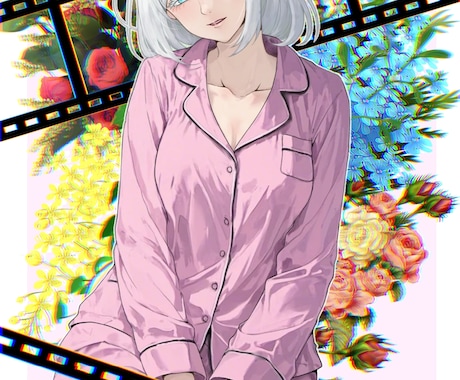 X等のアイコン・ヘッダー描きます X等SNSのヘッダーやアイコンにオススメです イメージ1