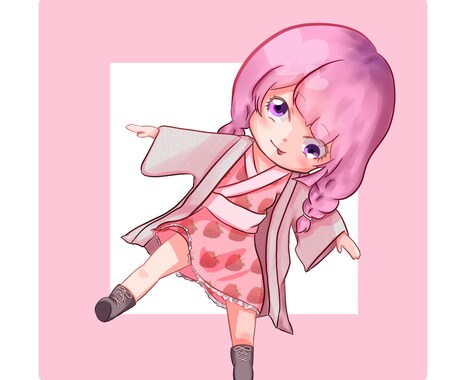 ゆるくてかわいいイラスト描きます 愛嬌のあるデフォルメイラストです！ イメージ2