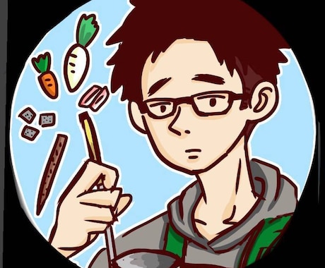 ゆるい、可愛い系アイコン用イラスト描きます 似顔絵や、ペット、好きなモチーフなど イメージ2