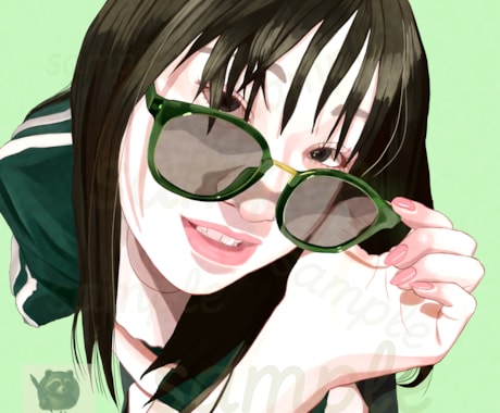 リアルな厚塗り似顔絵でSNSアイコンをお描きします SNSを彩る、あなただけの特別な一枚をお描きします♪ イメージ1