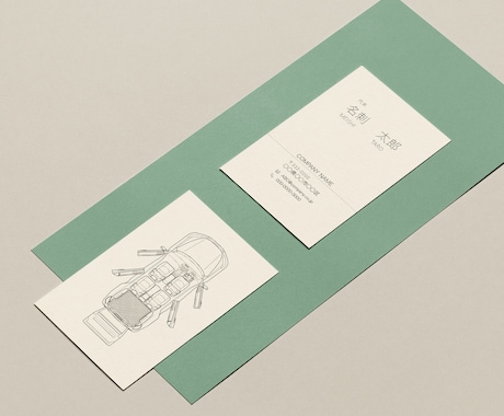 少し変わった名刺デザイン承ります オリジナルデザインでご要望の名刺デザインを形に！ イメージ2