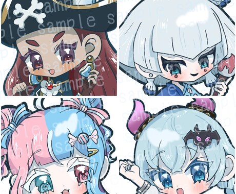可愛い目がウルウルな女の子描きます 可愛いアイコンで見るたびに癒しを！ イメージ2