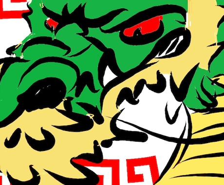 あなただけのSNSアイコンなど描きます 龍や花・蝶々などを描きます！用途に渡り、サイズ変更します イメージ2