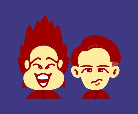 似顔絵風デフォルメイラストを描きます SNSアイコン等にお使い頂けるイラストを描きます。 イメージ2