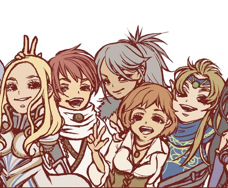 イラスト描きます ゆるふわ系キャラのイラストで、レトロ調、水彩画風が得意です。 イメージ2