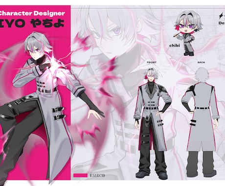 キャラクターシート作成致します 配信用キャラクター、TRPGキャラ、創作キャラ、 イメージ2