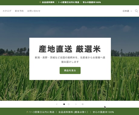 Shopifyと会社HPの基礎構築代行します イメージ1