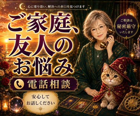 女性専用 ⭐︎家庭や人間関係などのお悩み鑑定します 夫、義母、義父、親族、子供、友人、などのお悩みを占います イメージ1