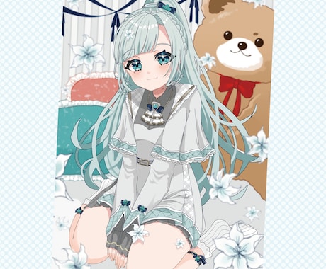とってもかわいいキャラクターイラスト描きます 立ち絵！ミニキャラ！1枚絵！ゆるきゃら！グッズ！ イメージ2